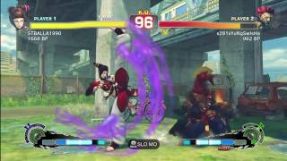 SSF4 Endless Battle: STBALLA1990( Juri ) vs x281xYuNgSwIsHa( Akuma )