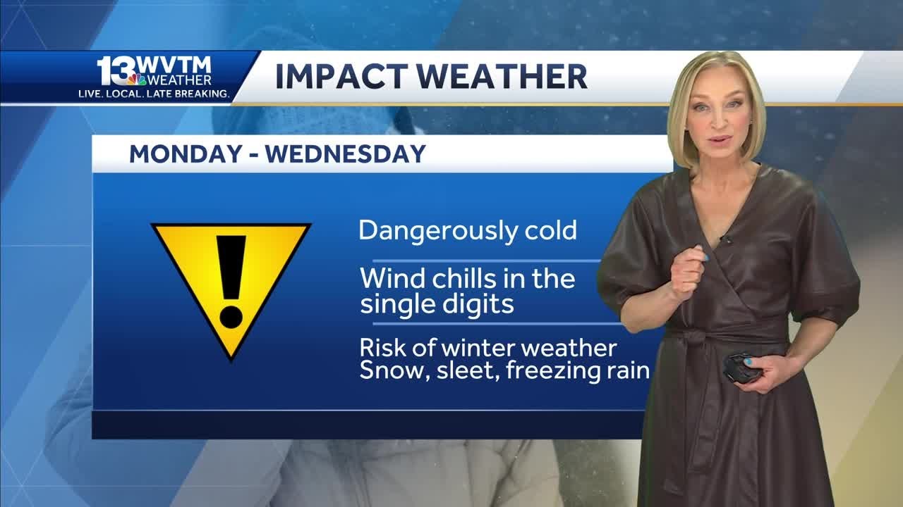 Impact Days early next week with bitter cold temperatures and the ...