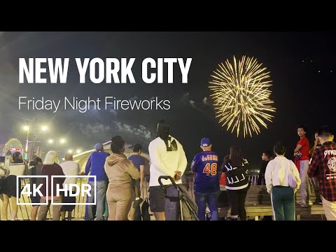 Βίντεο: Coney Island Summer Fireworks