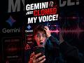Gemini Just Cloned My Voice! 🤯🚨 #AiBlip