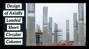Design of Axially Loaded Short Circular Column | RCC Circular Column | Circular Column Design
