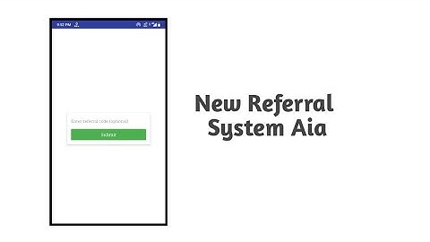 New referral system aia for kodular