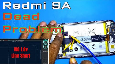 Redmi 9a Dead Problem 💀 VIO 1.8v Line Short | Redmi 9a dead solution step by step ✅