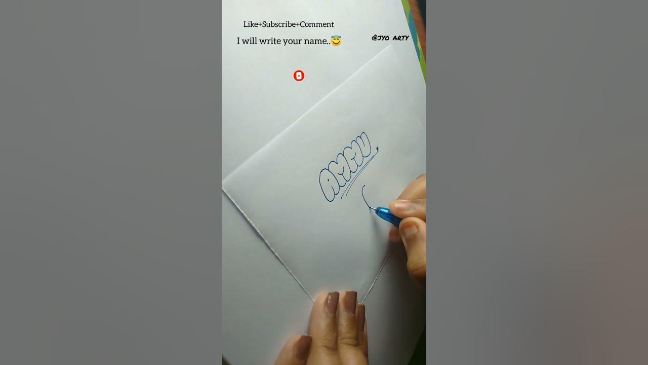 How To Write AMMU PAPUMA In Bubble Letters art letters tutorial how-to-write-ammu-papuma-in-bubble-letters-art-letters-tutorial