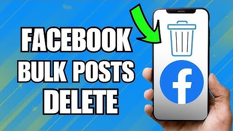 How To Delete All Facebook Posts At Once - (2024)