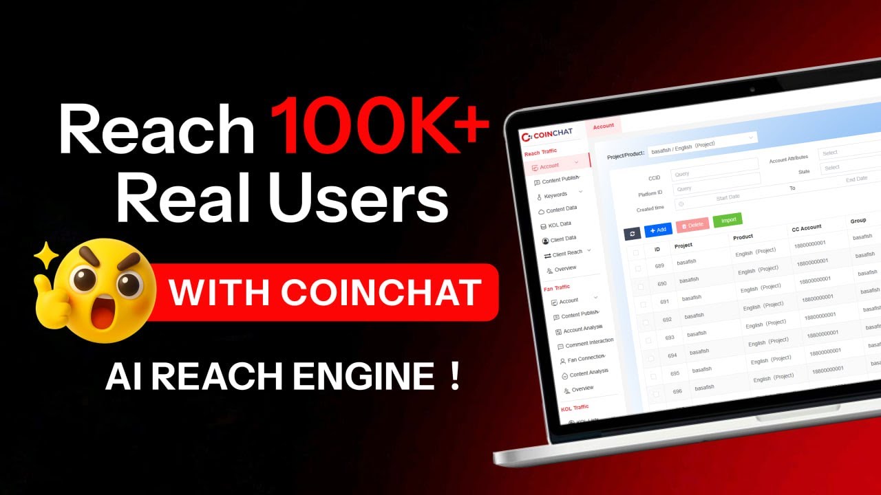 CoinChat Reach Engine Tutorial｜How to Bind Accounts & Publish Content with AI