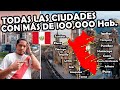 Ciudades ms grandes y pobladas con ms de 100000 habitantes del per  el peruvian