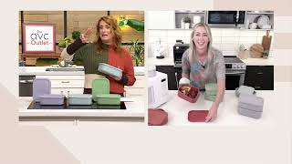 Kitchen Innovations Silicone Divided Lunch Containers on QVC