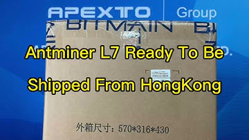 Antminer L7 Ready To Be Shipped From HongKong