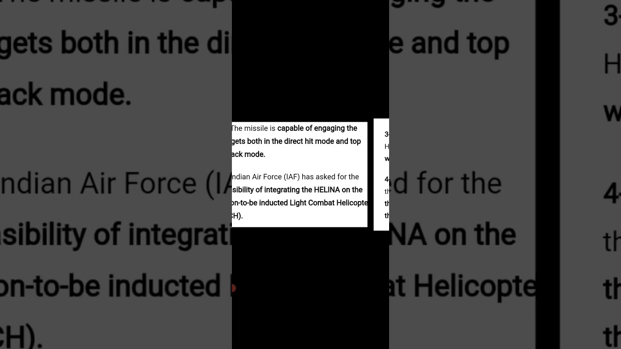 HELINA missile: Nag ATGM system completed all trials, ready to be inducted in the Indian Army,