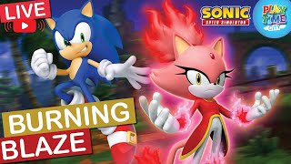 It's Getting FIREY in Sonic Speed Simulator (Burning Blaze)