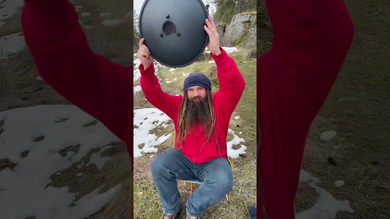 Handpan in a Snowy Forest for an Hour ❄️🎵❄️