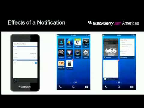 Leveraging BlackBerry Services: Push and Notification Manager
