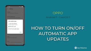 How to Turn On/Off Automatic App updates - Oppo [Android 11 - ColorOS 11]