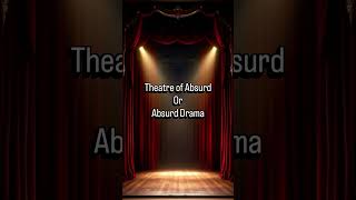 Theatre of Absurd by Martin Esslin. #englishliterature #absurd #ugcnetenglish #learning