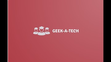 GEEK A Tech: Discussion/Tutorial/Review