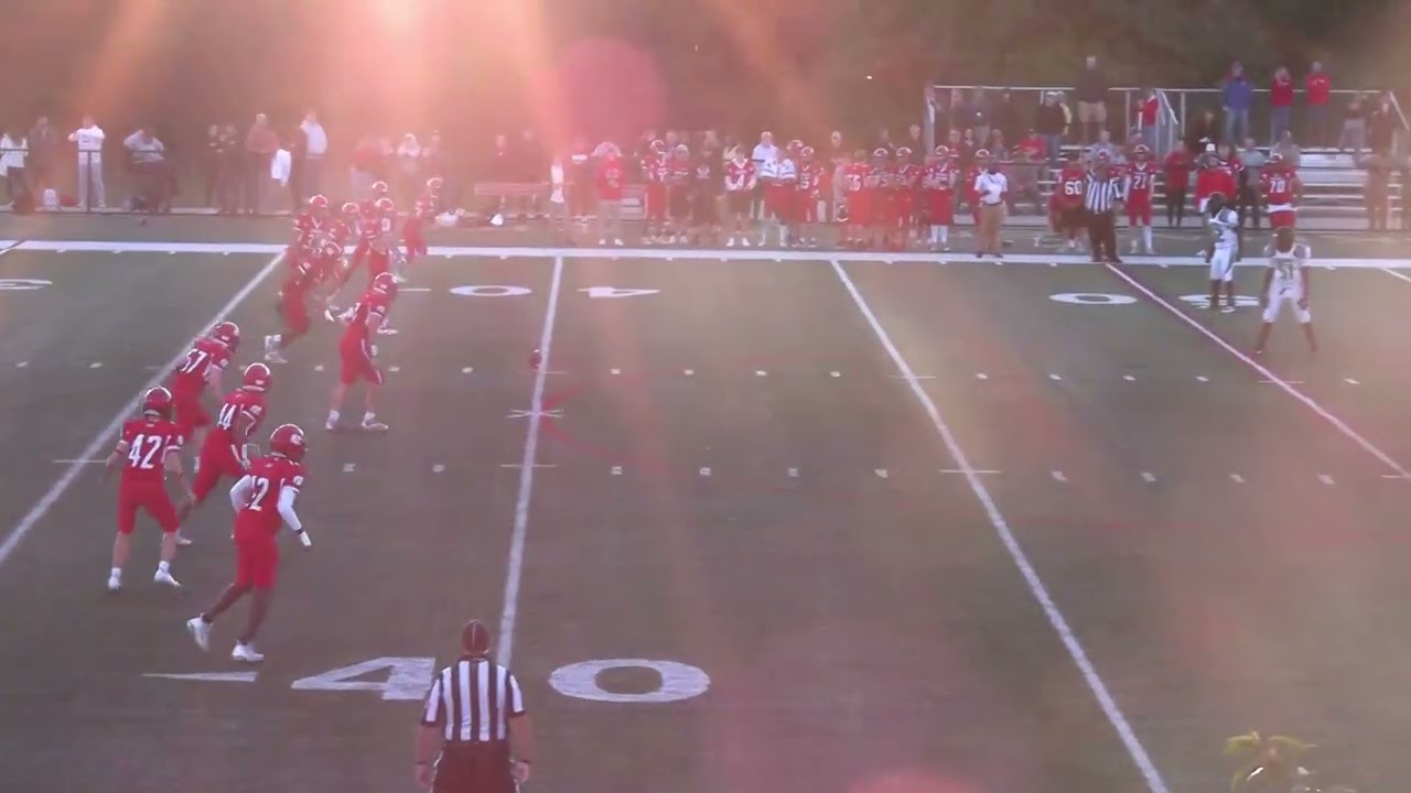 High school football star QB turns opening 2nd half kickoff into spectacular play
