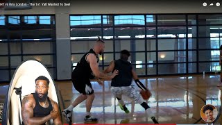 I DIDN'T EXPECT THIS! CRSWHT vs Kris London 1v1 Basketball!