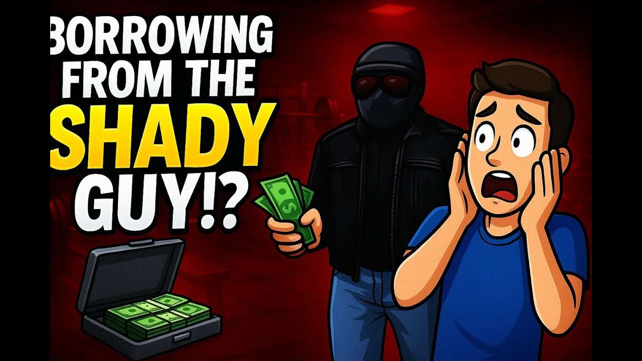 how to borrow money from Shady Guy (Shady Guy) in GYM Manager - YouTube