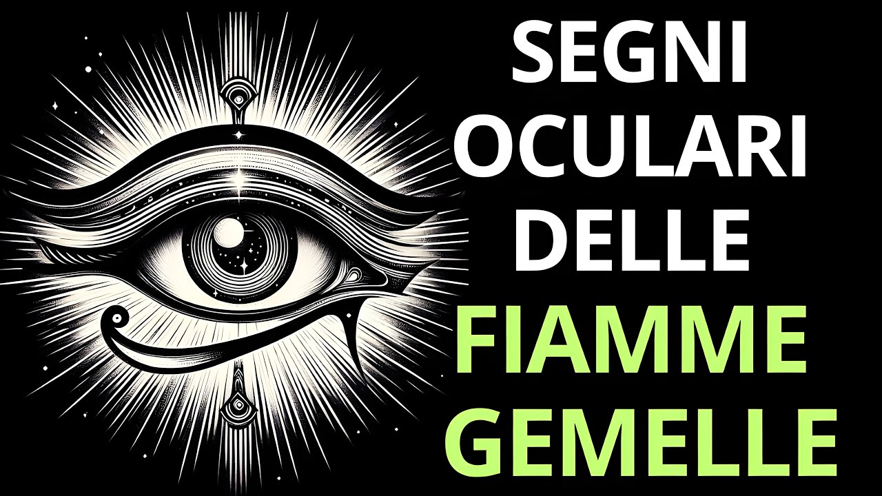 👁️ SEGNI OCULARI DELLA FIAMMA GEMELLA ⎮ Ecco come si sente il contatto visivo della fiamma gemella
