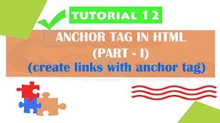 HTML Tutorial 12 - Anchor Tag in HTML
