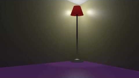 Blender Lamp in Corner