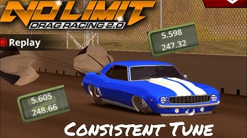 No Limit Drag Racing 2 - Low 5.6 ‘69 Chevrolet Camaro Tune