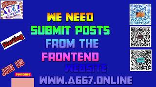 User Can Post In Frontend, User Can Add Photo And Video Same Like Facebook, youtube, Tiktok, a667.o,