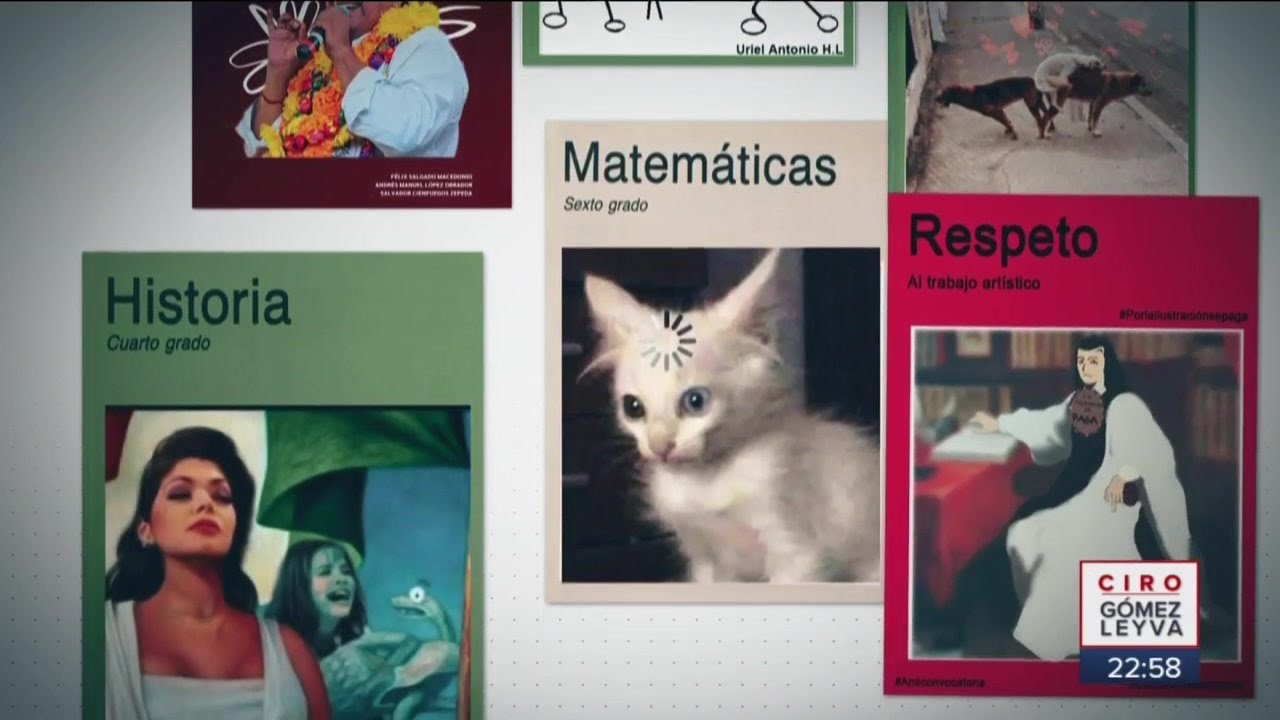 Ilustradores se burlan de la SEP. Les pidió cambiar gratis libros de texto | Noticias con Ciro Gómez