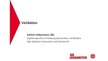 Webinar: Validation (Kathrin Habermann)