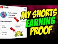 My shorts  earning proof  youtube shorts earning revealed   shorts earning  short earning