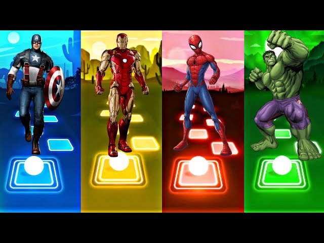 Telis Hop EDM Rush - Capitan America vs Iron man vs Spiderman vs Hulk class=