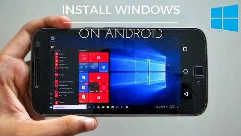 How to turn any Android into Windows 10 (No Root) !!