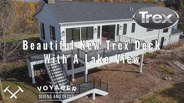 Custom Built Trex Deck - Beautiful New Deck With View Of Lake