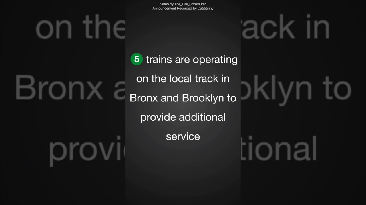 MTA Station Announcement: (1) (2) (3) Trains Delayed at Times Square-42nd Street