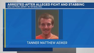 Man arrested after alleged fight and stabbing inside Salvation Army