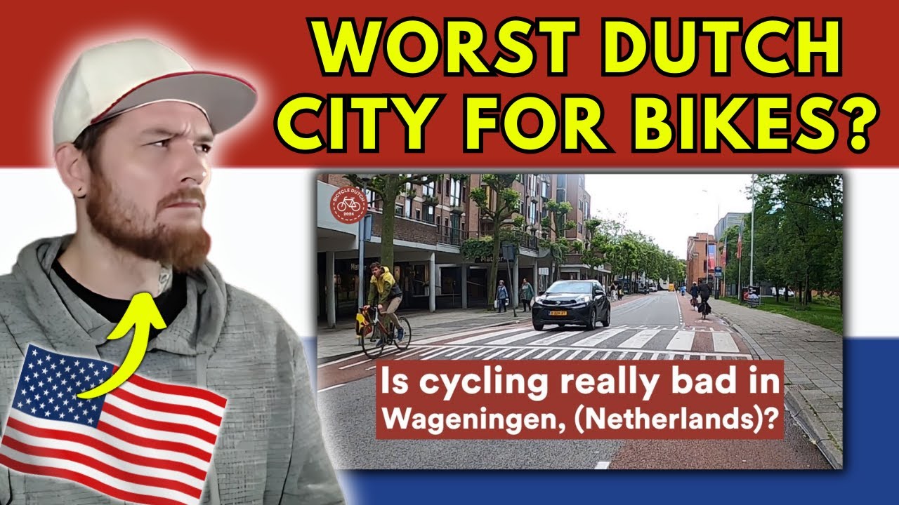 American reacts to Is Cycling Really Bad in Wageningen?  Exploring the Town’s Bike Culture.