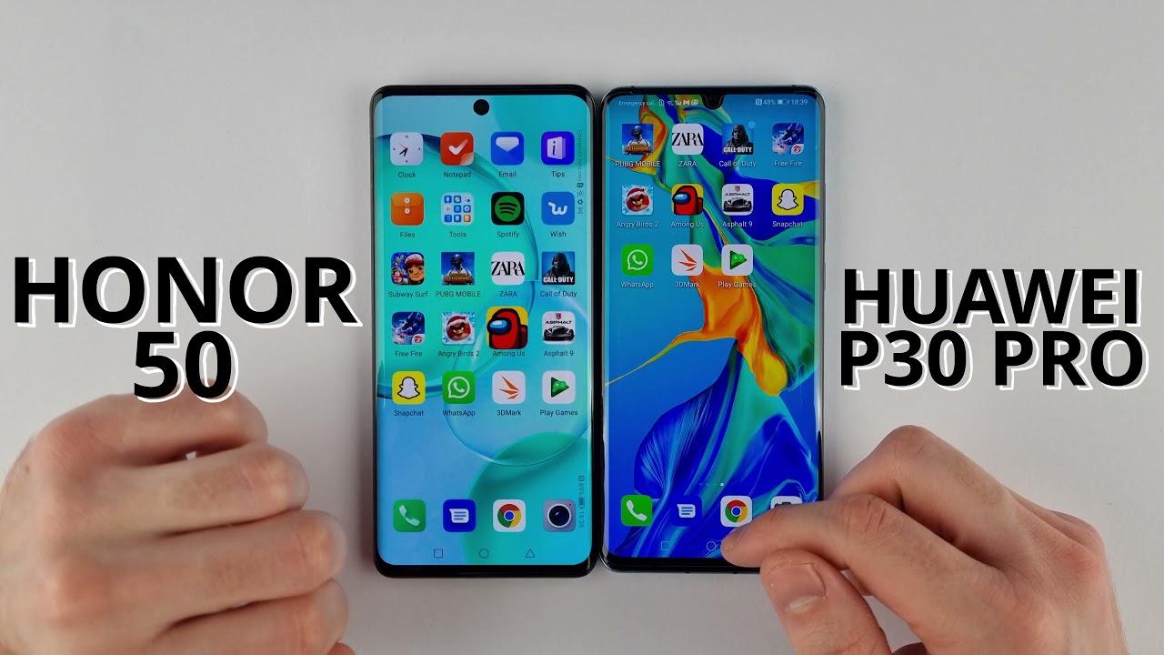 HONOR 50 VS HUAWEI P30 PRO SPEED TEST