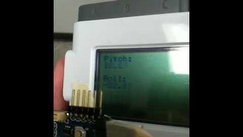 I2C communication between an ArduIMU and Lego NXT