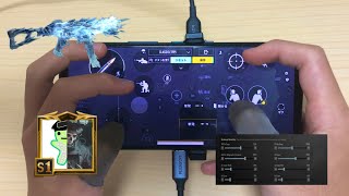 NEW😱Best 5Finger Sensitivity + Control + Settings🔥| Handcam Rog Phone6 PUBGMOBILE