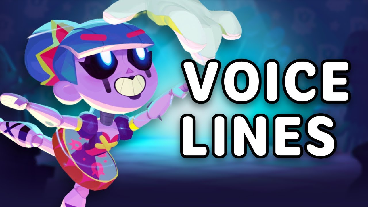 Brawl Stars: реплики и звуковые эффекты Джиджи