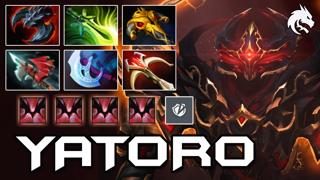 Yatoro’s Shadow Fiend RAMPAGE KILL Gameplay | Dota 2 Pro Carry Gameplay!