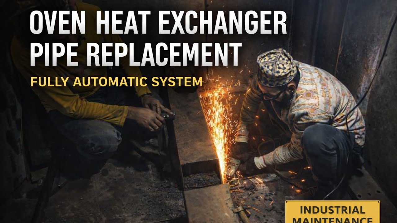 Oven Heat Exchanger Pipe Replacement | Fully Automatic Industrial System