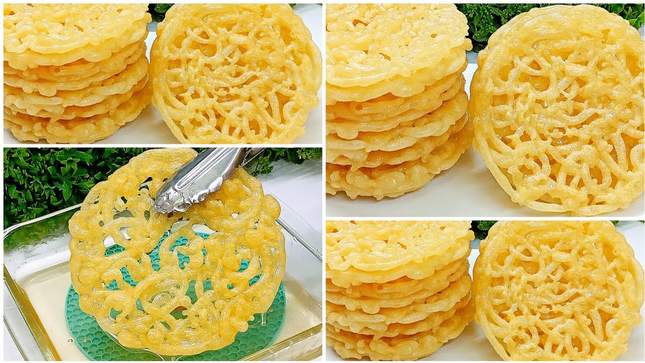 المشبك الدمياطي❗من كوبين دقيق عملت أسهل واسرع وصفة مشبك فى البيت❗