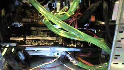 water cool GPU and game.