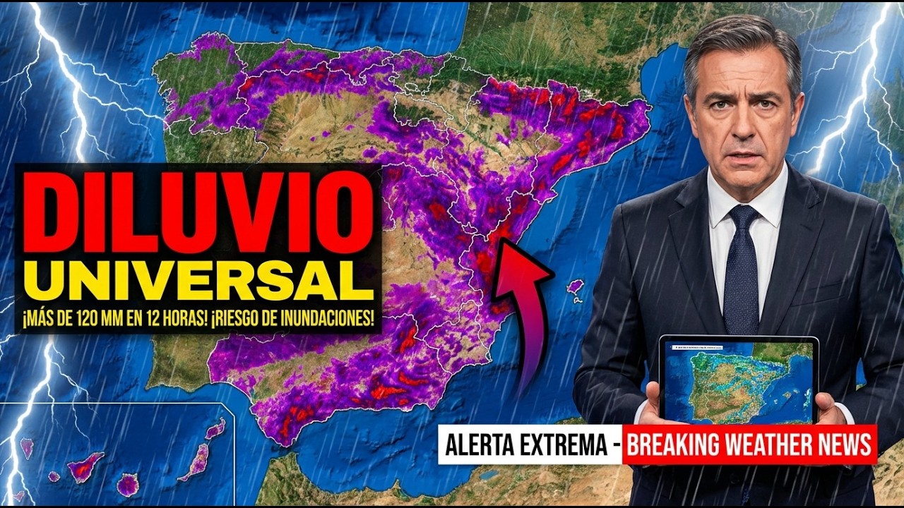 ¡ALERTA ROJA! La Borrasca "Sin Nombre" Golpea España: ¿Vientos de 200 km/h? ⚠️
