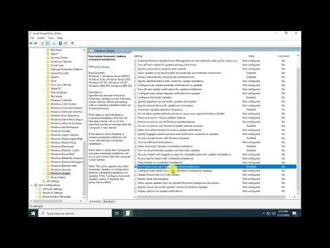 Disable Windows 10 Update By GPO - إيقاف تحديثات ويندوز 10 بإستخدام الجروب بوليسى