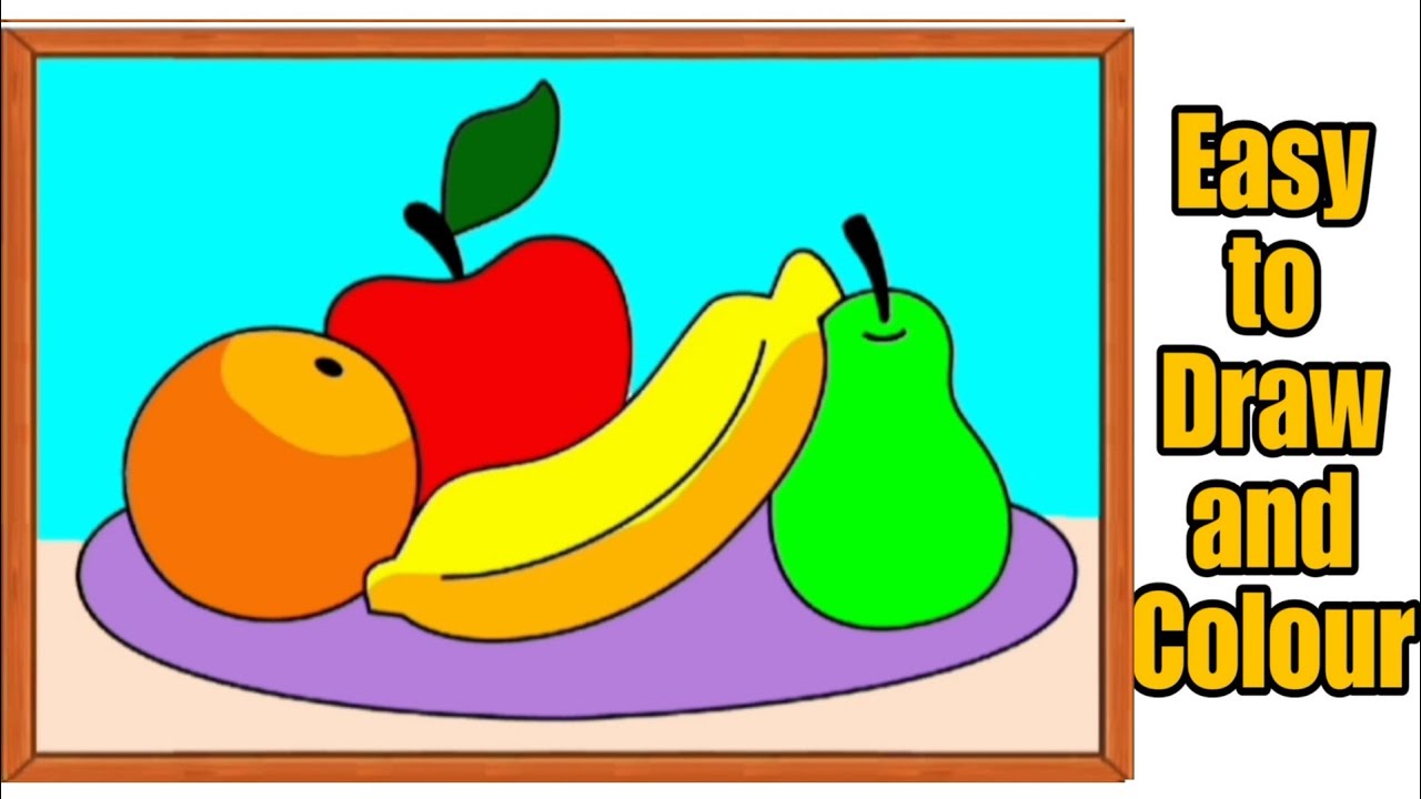 Learn To Drawi Fruits On Plants Fruit Basket Step By Step How learn-to-drawi-fruits-on-plants-fruit-basket-step-by-step-how
