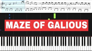 The Maze of Galious Music WORLD theme played on crisp Roland Stage PIANO