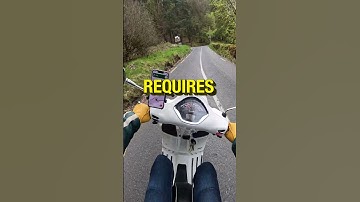 This is HOW the #vespa handles TWISTS and TURNS #shorts